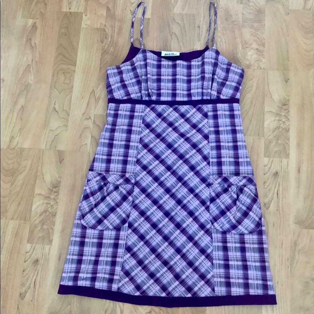 Mini dress with pockets